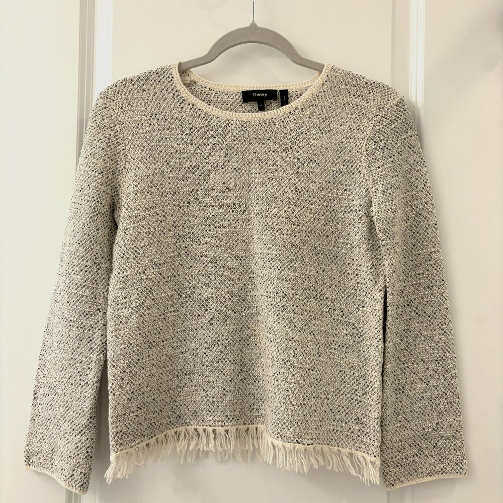 Theory Wool & Cotton Sweater